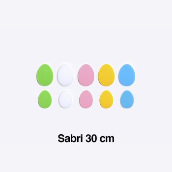 DECORI della Pasqua Uova Colorate per Albero Sabri 30cm 20 pezzi