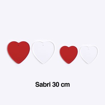 DECORI di San Valentino per Albero Sabri / Altezza 30 cm - 20 pezzi