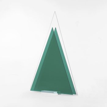 ALBERO DI NATALE IN PLEXIGLASS TRASPARENTE OLTRE color Verde trasparente: Eleganza senza Tempo