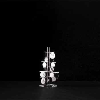 ALBERO IN PLEXIGLASS SABRI AUGURI A CERCHI SCRIVIBILI da 30cm: un regalo unico per celebrare i momenti importanti