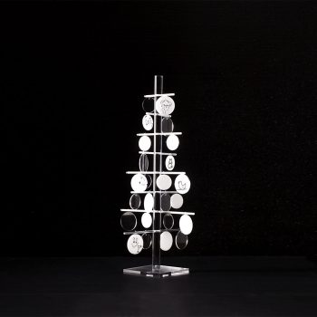 ALBERO IN PLEXIGLASS SABRI AUGURI A CERCHI SCRIVIBILI da 50cm: un regalo unico per celebrare i momenti importanti