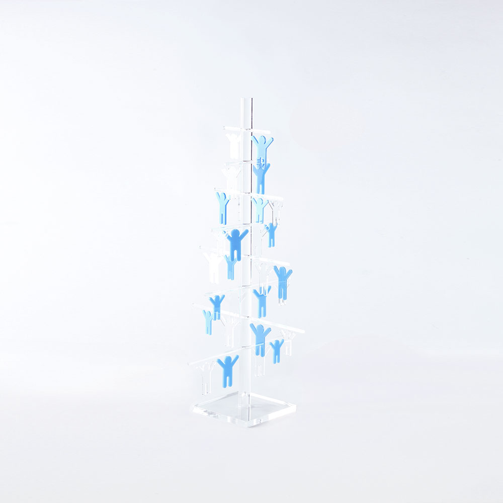 ALBERO IN PLEXIGLASS SABRI AUGURI PER BAMBINI da 50cm: Celebra i momenti indimenticabili con dolcezza