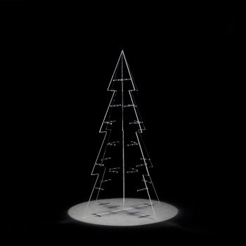 ALBERO NATALIZIO IN PLEXIGLASS BETTY VUOTO PERSONALIZZABILE da 50cm: Personalizza il tuo Natale