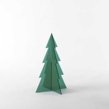 Little Betty - Albero natalizio in plexiglass trasparente verde Salberi