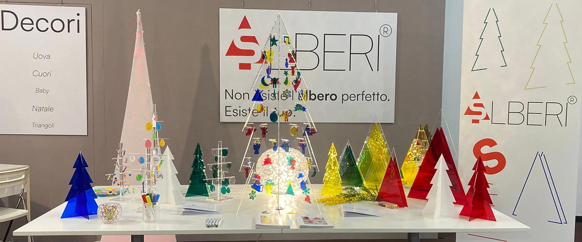 Salberi alberi decorativi in plexiglass